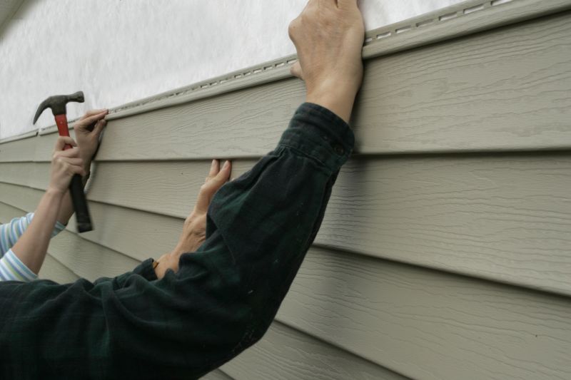 Repaired Vinyl Siding Section